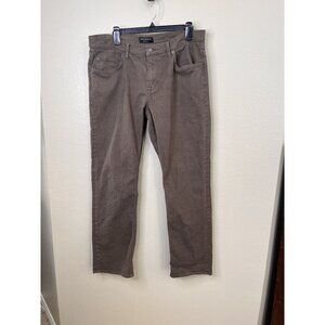 Banana Republic Mens Vintage Straight Jeans Brown 35x32 Classic Fit